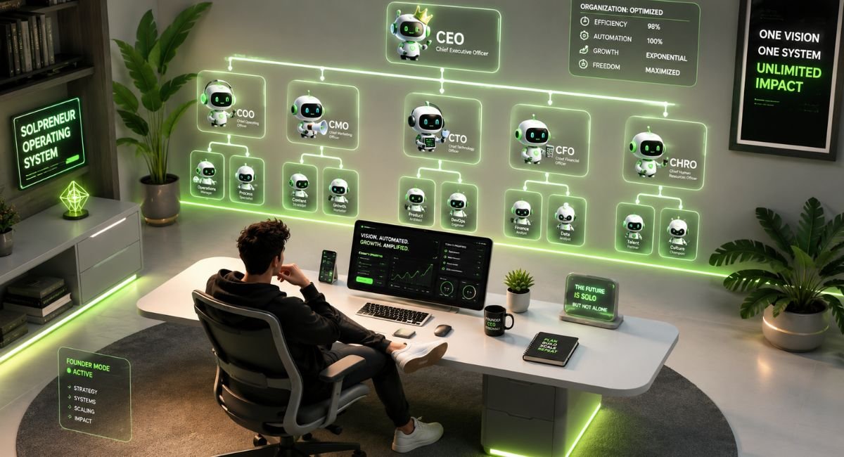 How to Run a One-Person Startup Entirely With AI Agents in 2026