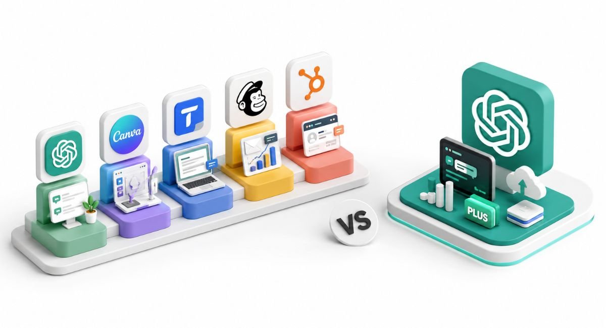 Top 5 Affordable AI Tools for Business vs ChatGPT Plus in 2026